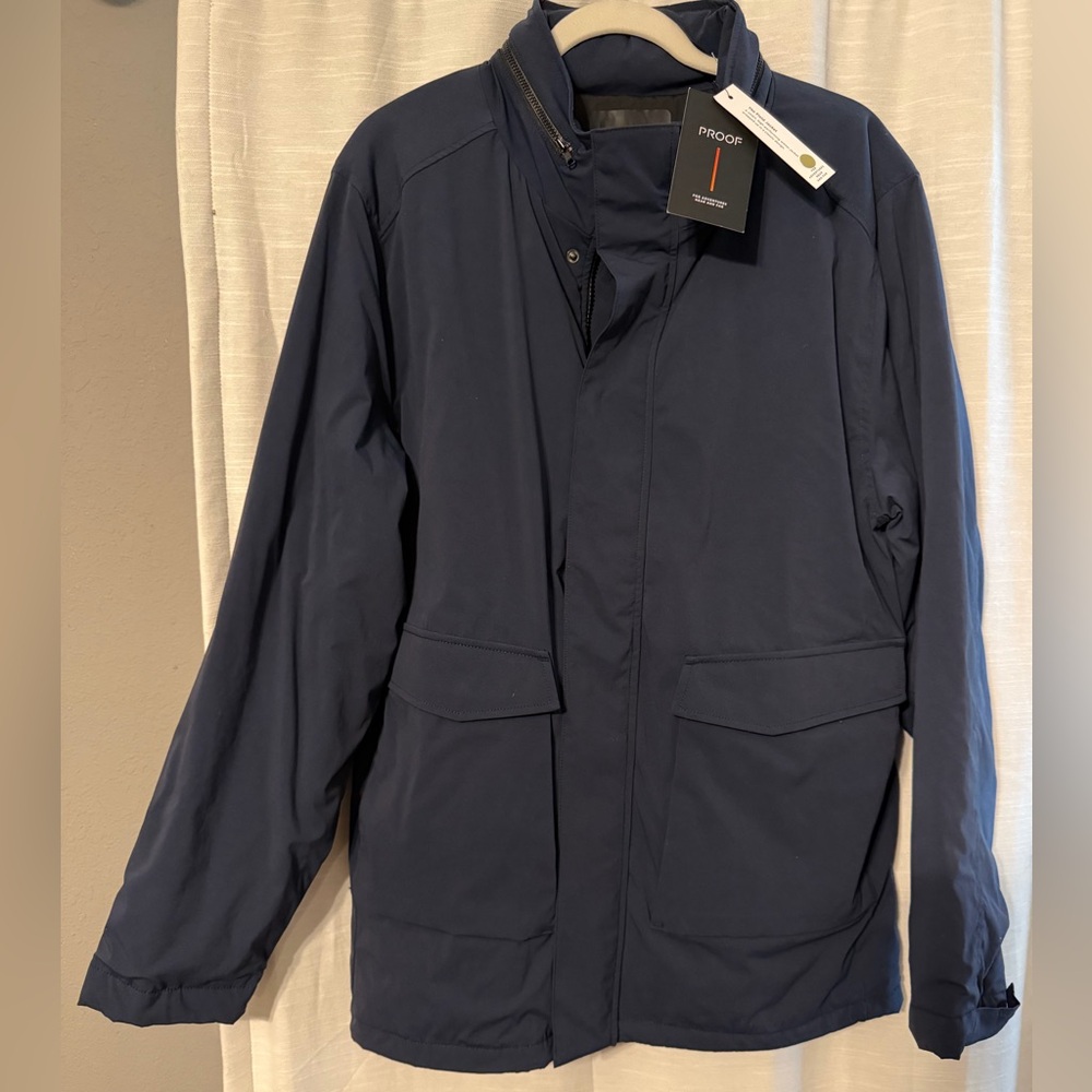 proof field jacket in navy